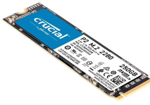 Amazon : SSD NVMe PCIe M.2 Crucial P2 250 Go est en promo à 34,99 €