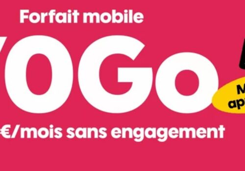 Forfait mobile Sosh 70 Go sans engagement à 14,99 €