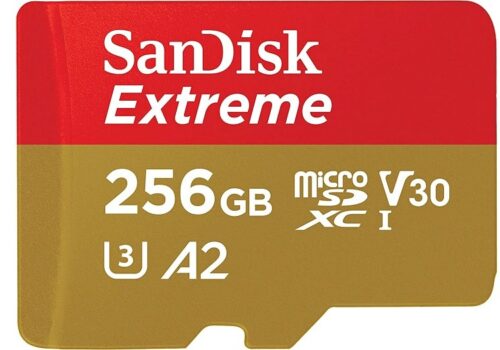 Bon plan sur la microSD Sandisk Extreme 256 Go : 39,99 € seulement