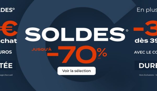 Soldes Cdiscount : 30 euros de réduction dès 399 euros d’achat