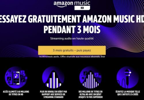 Amazon Music HD : 3 mois gratuits pour essayer le service