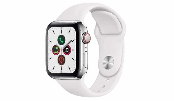 Montre connectée Apple Watch Series 5 boitier acier inoxydable passe à 374,98 €