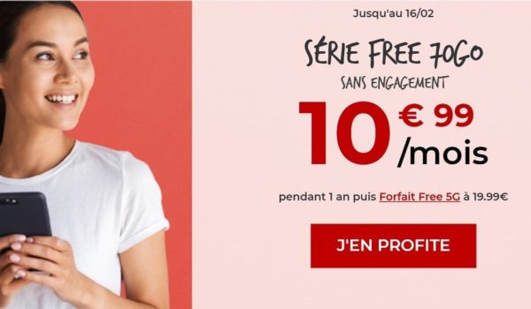 Forfait Free Mobile : dernières heures pour profiter de 70 Go à 10,99 €