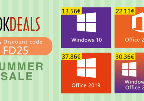 Profitez des offres d’été et obtenez Windows 10 pour 13,56 €