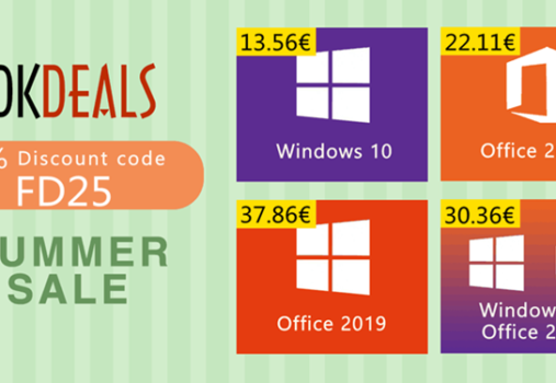 Profitez des offres d’été et obtenez Windows 10 pour 13,56 €