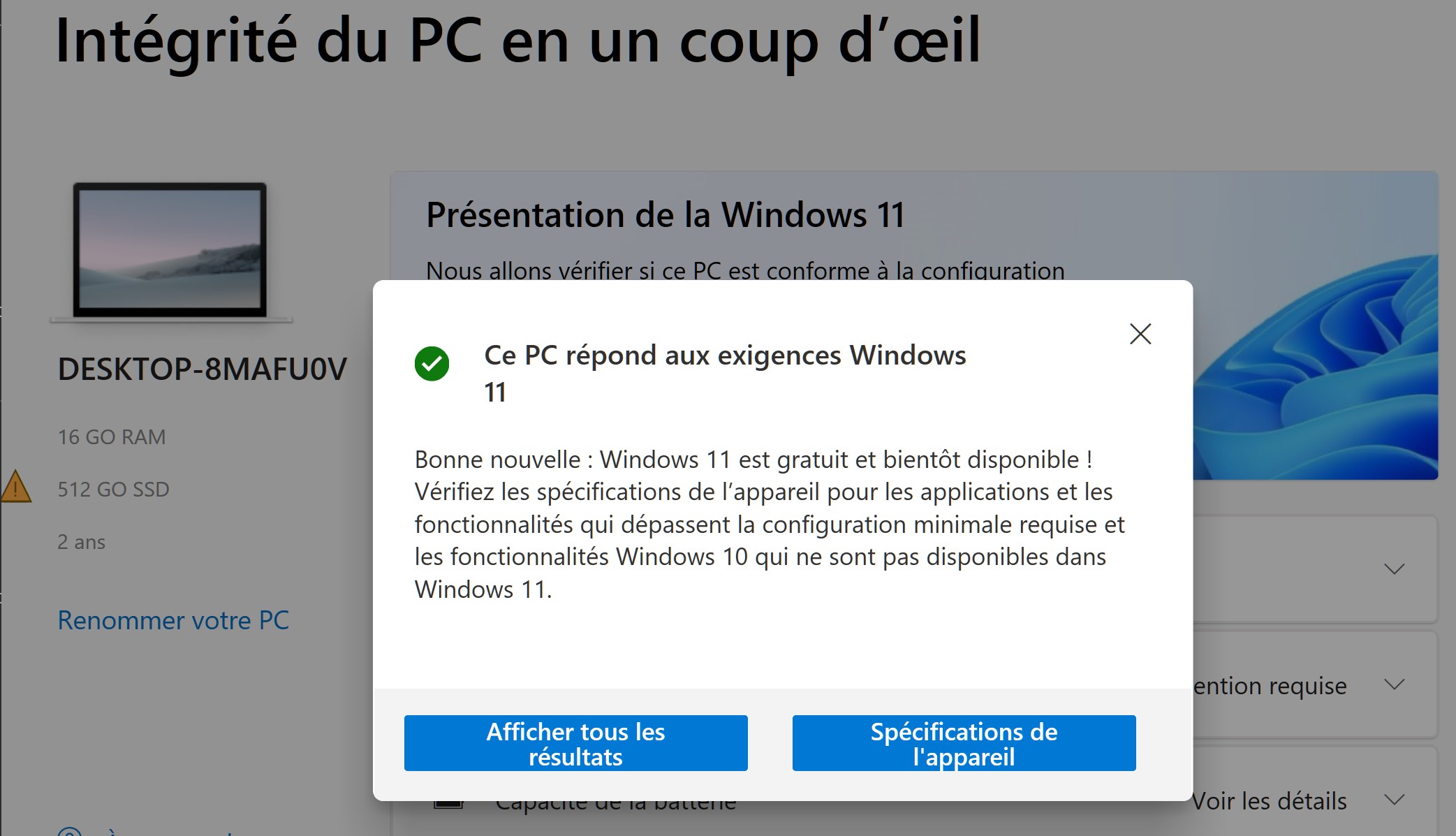 PC Healh Windows 11