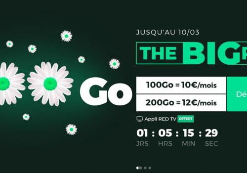 Big RED : le forfait mobile 200 Go de SFR est à 12 € / mois
