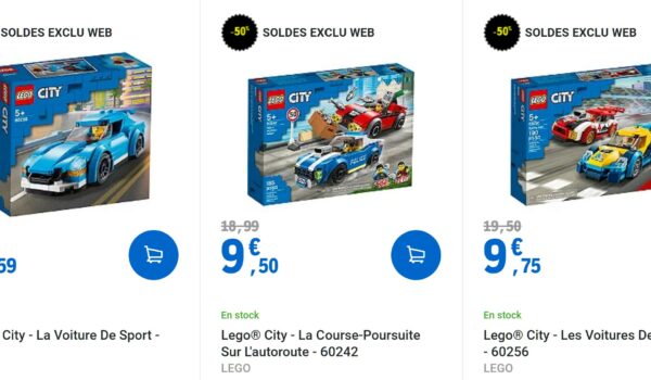Soldes Leclerc : 50% de réduction sur une sélection de LEGO