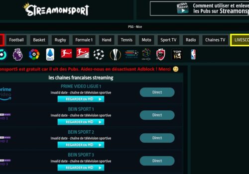 Streamonsport : le meilleur site de streaming sport en 2022