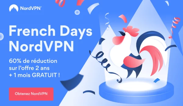 French Days NordVPN : économisez 62% sur l’offre 2 ans 🔥