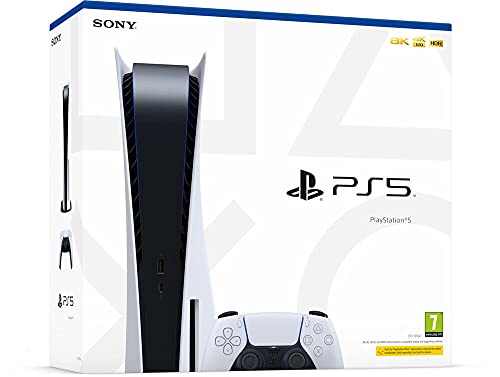 Sony PlayStation 5 Édition Standard, PS5 avec 1 Manette Sans Fil DualSense, Couleur : Blanche