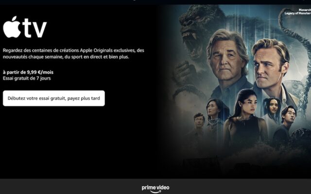 Apple TV débarque sur Prime Video 21 avril 2026